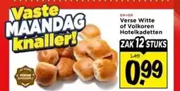 Vomar Voordeelmarkt Verse Witte of Volkoren Hotelkadetten aanbieding