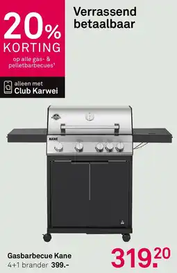 Karwei Gasbarbecue Kane aanbieding