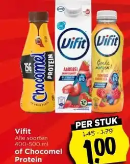 Vomar Voordeelmarkt Vifit of Chocomel Protein aanbieding