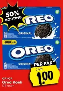 Vomar Voordeelmarkt OP=OP Oreo Koek aanbieding