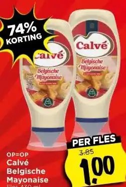 Vomar Voordeelmarkt Calvé Belgische Mayonaise aanbieding