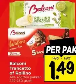 Vomar Voordeelmarkt Balconi Trancetto of Rollino aanbieding