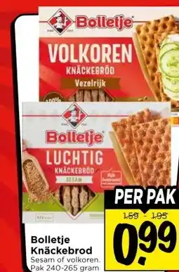 Vomar Voordeelmarkt Bolletje Knäckebrod aanbieding