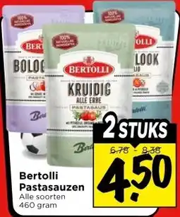 Vomar Voordeelmarkt Bertolli Pastasauzen aanbieding