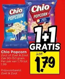 Vomar Voordeelmarkt Chio Popcorn aanbieding
