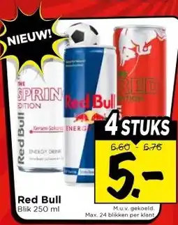 Vomar Voordeelmarkt Red Bull aanbieding