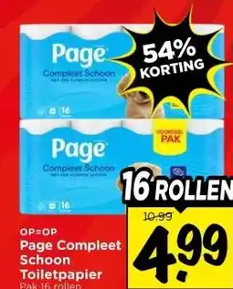 Vomar Voordeelmarkt Page Compleet Schoon Toiletpapier aanbieding