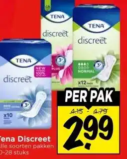 Vomar Voordeelmarkt Tena Discreet aanbieding