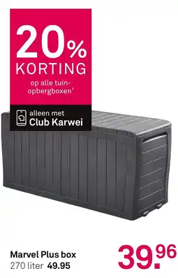 Karwei Marvel Plus box aanbieding