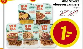 CoopCompact Alle Vivera Vleesvervangers aanbieding