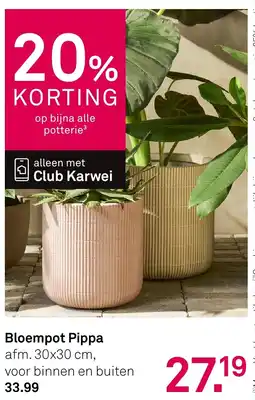 Karwei Bloempot Pippa aanbieding