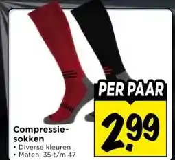 Vomar Voordeelmarkt Compressie- sokken aanbieding