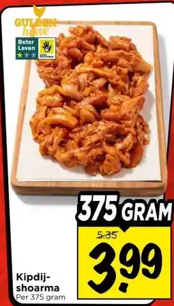 Vomar Voordeelmarkt Kipdij- shoarma aanbieding