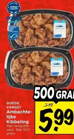 Vomar Voordeelmarkt GOEDE VANGST Ambachte- lijke Kibbeling aanbieding