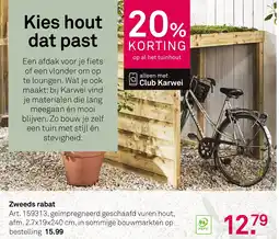 Karwei Zweeds rabat aanbieding