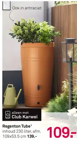 Karwei Regenton Tube¹ aanbieding