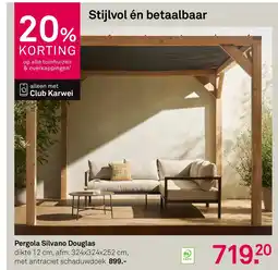 Karwei Pergola Silvano Douglas aanbieding
