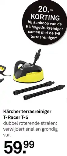 Karwei Kärcher terrasreiniger T-Racer T-5 aanbieding