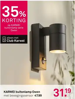 Karwei KARWEI buitenlamp Owen aanbieding