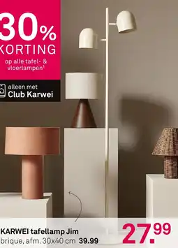 Karwei Karwei tafellamp jim aanbieding