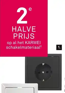 Karwei Karwei wandcontactdoos zenith aanbieding