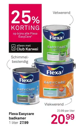Karwei Flexa Easycare badkamer aanbieding