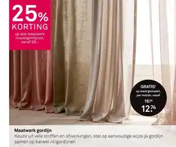 Karwei Maatwerk gordijn aanbieding