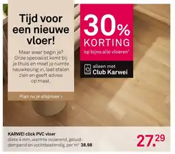 Karwei Karwei click pvc vloer aanbieding