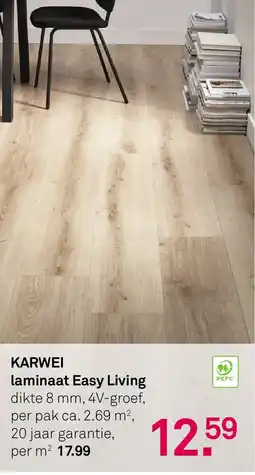 Karwei Karwei laminaat easy living aanbieding