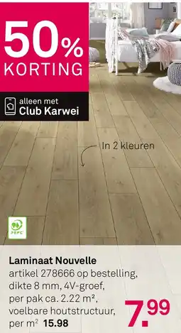 Karwei Laminaat Nouvelle aanbieding