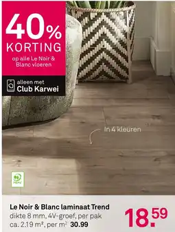 Karwei Le Noir & Blanc laminaat Trend aanbieding