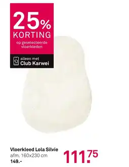 Karwei Vloerkleed Lola Silvie aanbieding