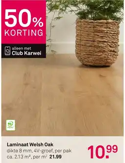Karwei Laminaat Welsh Oak aanbieding