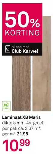 Karwei Laminaat XB Maris aanbieding