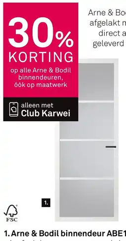 Karwei Arne & Bodil binnendeur ABE100 aanbieding