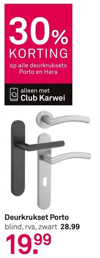 Karwei Deurkrukset Porto aanbieding
