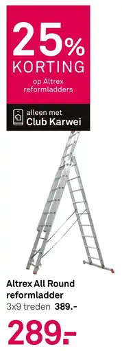 Karwei Altrex All Round reformladder aanbieding