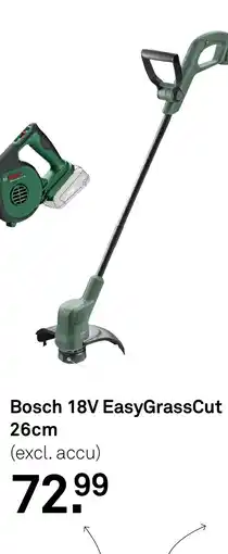 Karwei Bosch 18V EasyGrassCut 26 cm aanbieding