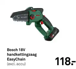 Karwei Bosch 18V handkettingzaag EasyChain aanbieding