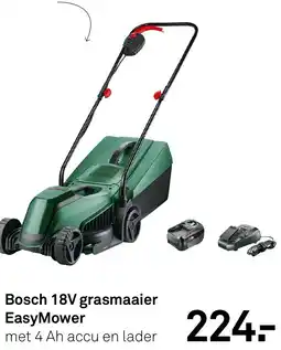 Karwei Bosch 18V grasmaaier EasyMower aanbieding