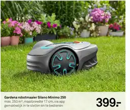Karwei Gardena robotmaaier Sileno Minimo 250 aanbieding