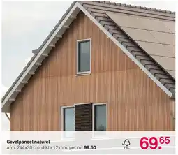 Karwei Gevelpaneel naturel aanbieding