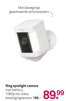 Karwei Ring spotlight camera aanbieding