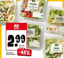 Jumbo Alle Jumbo groene salades aanbieding