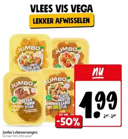 Jumbo Jumbo's vleesvervangers aanbieding