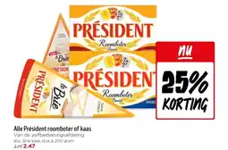Jumbo Alle Président roomboter of kaas aanbieding