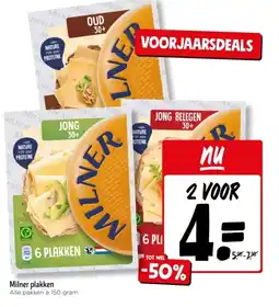 Jumbo Milner plakken aanbieding