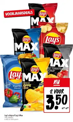 Jumbo Lay's chips of Lay's Max aanbieding