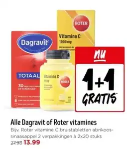 Jumbo Alle Dagravit of Roter vitamines aanbieding