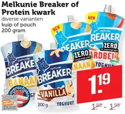 Dagwinkel Melkunie Breaker of Protein kwark aanbieding